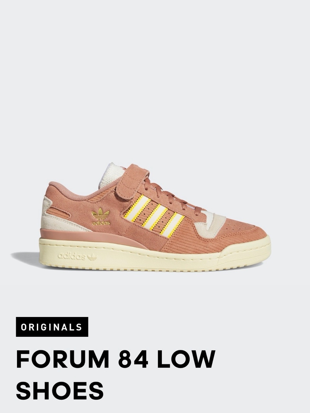 Adidas Forum 84 Low Men’s Sneakers Size 7.5 Atmosphere Pink and Gold. Light wear